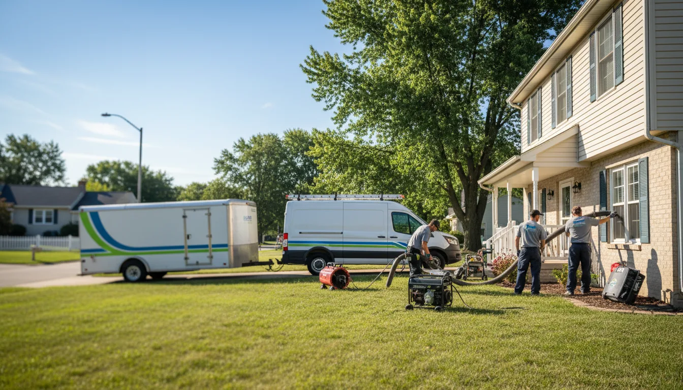 Flooded Basement Restoration And Cleanup With Repair in Parks, NE near me